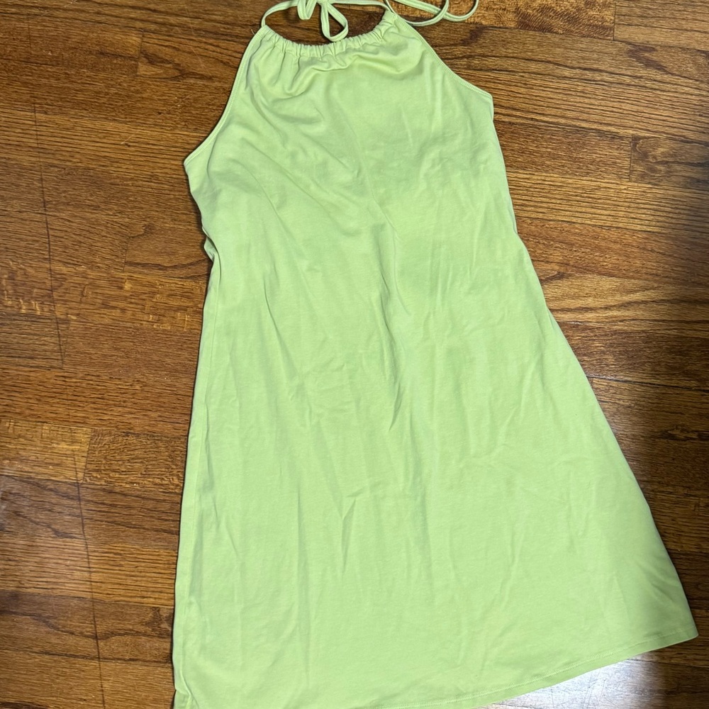 Hollister Light Green Backless Dress
